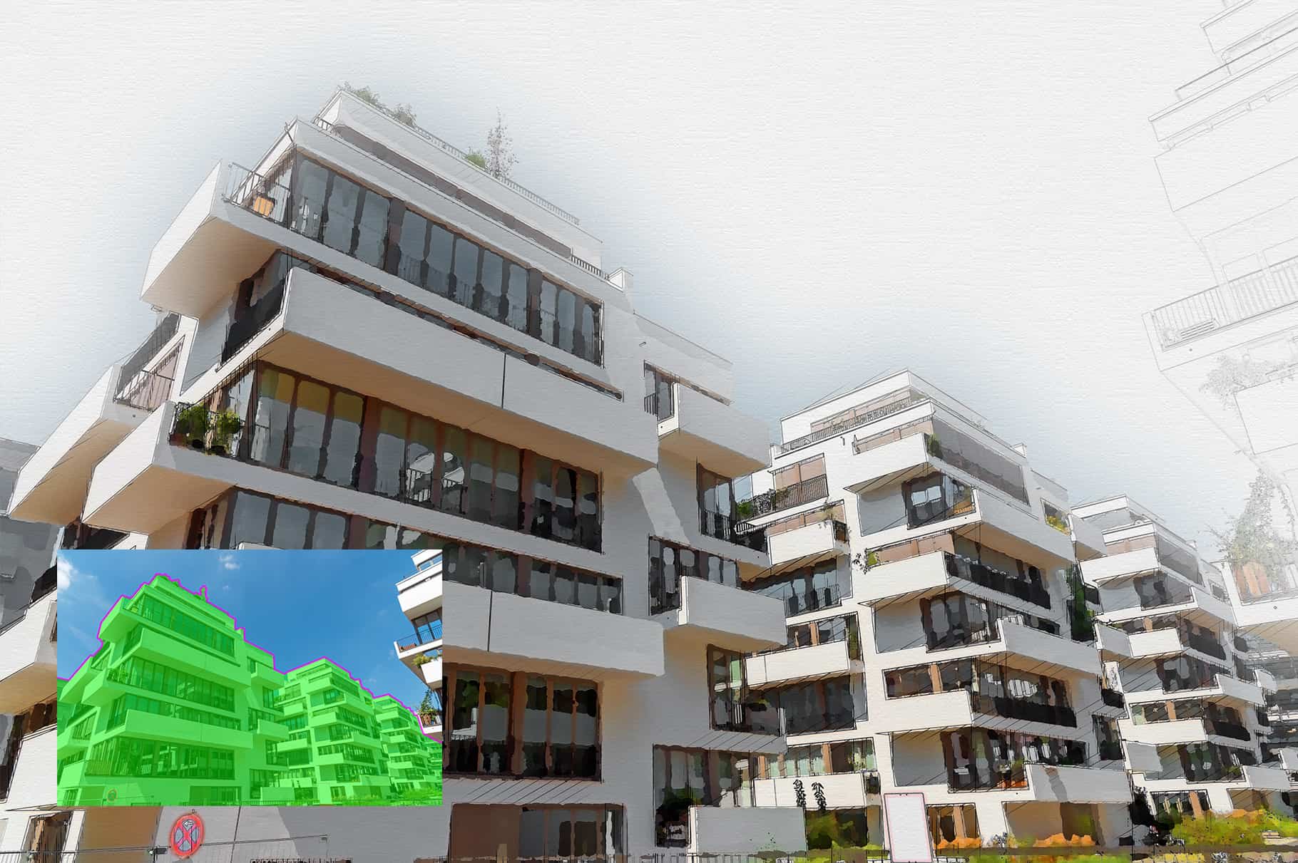 AI Architecture Sketches 10 Actions SparkleStock